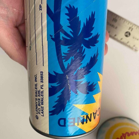 Lot of 2 1960's Vintage Genuine Canned Can of Florida Sunshine Postcard … - Picture 6 of 7